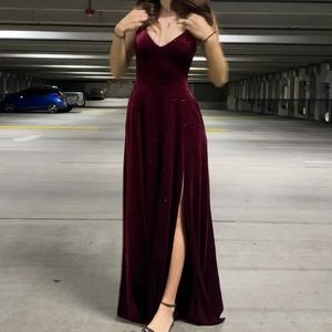 Formal/Prom Red Wine Dress